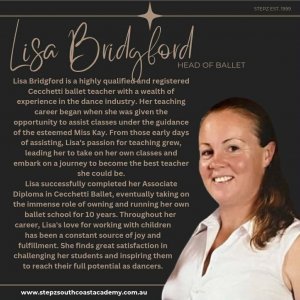 Stepz South Coast Dance Academy Teacher